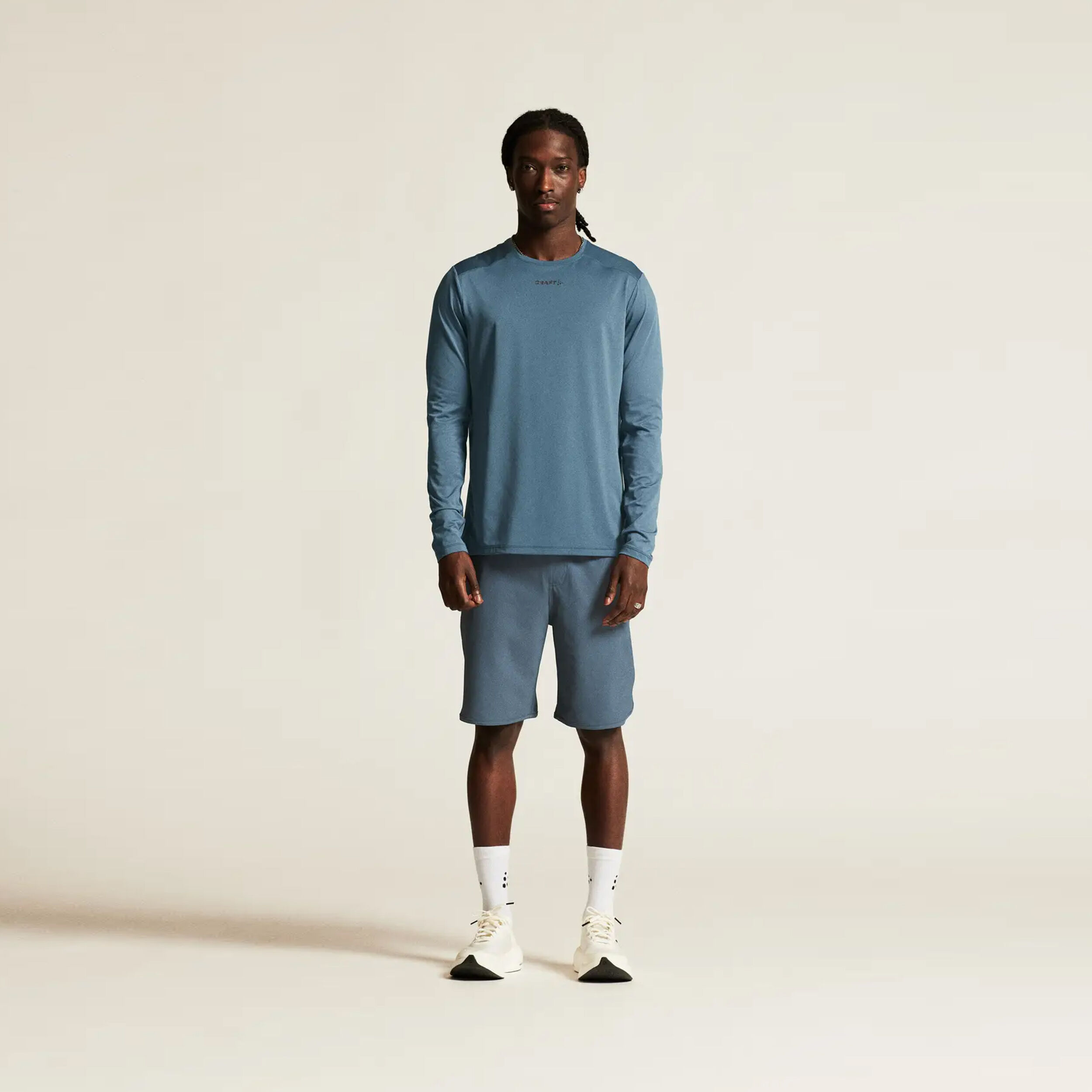 Craft ADV Essence Longsleeve 2 Maillot De Course Hommes - Bleu