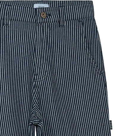 Grunt Jeans - Worker - Navy/Weißer Streifen