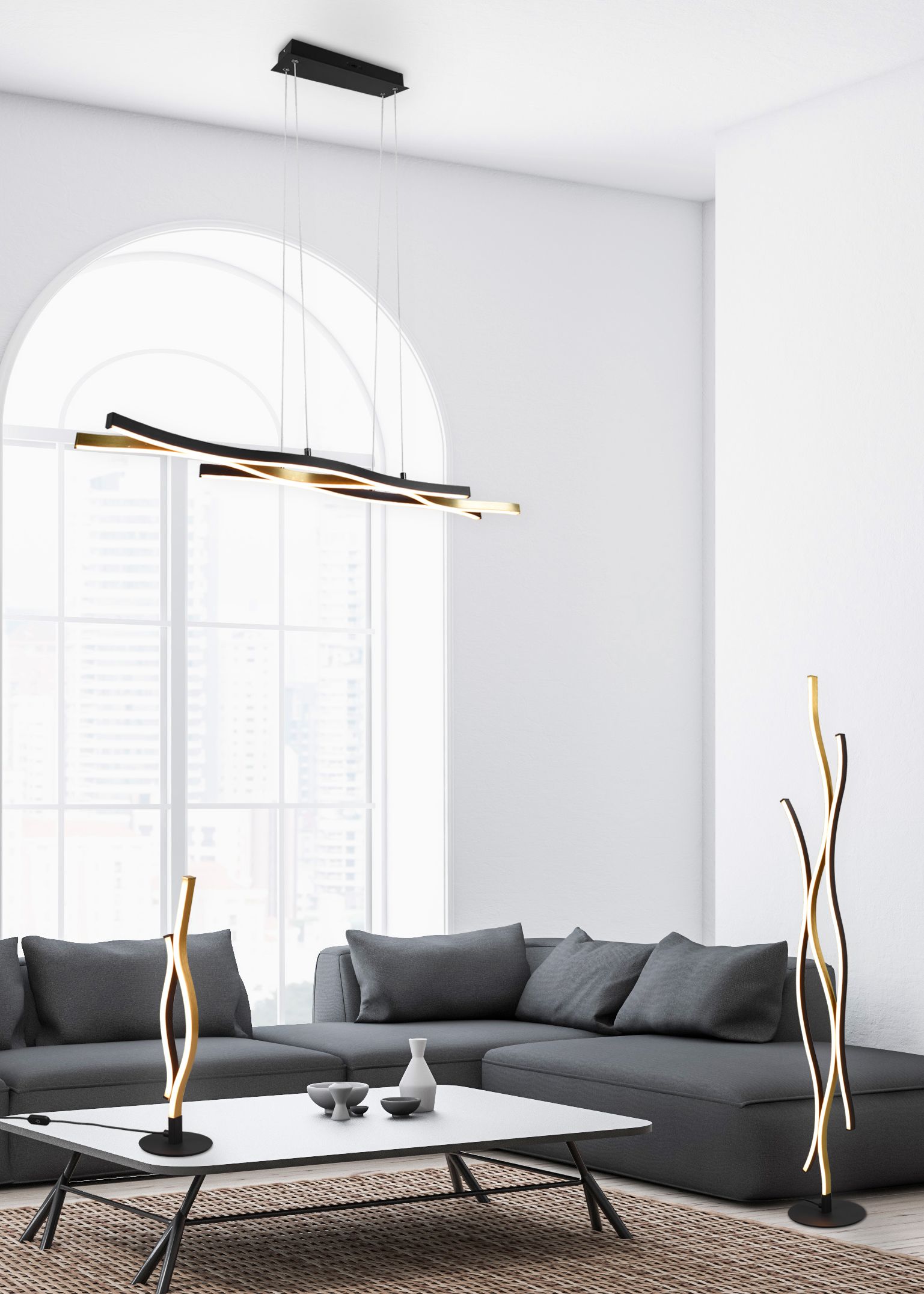 Vloerlamp  Blaze ⌀20  x H138 cm