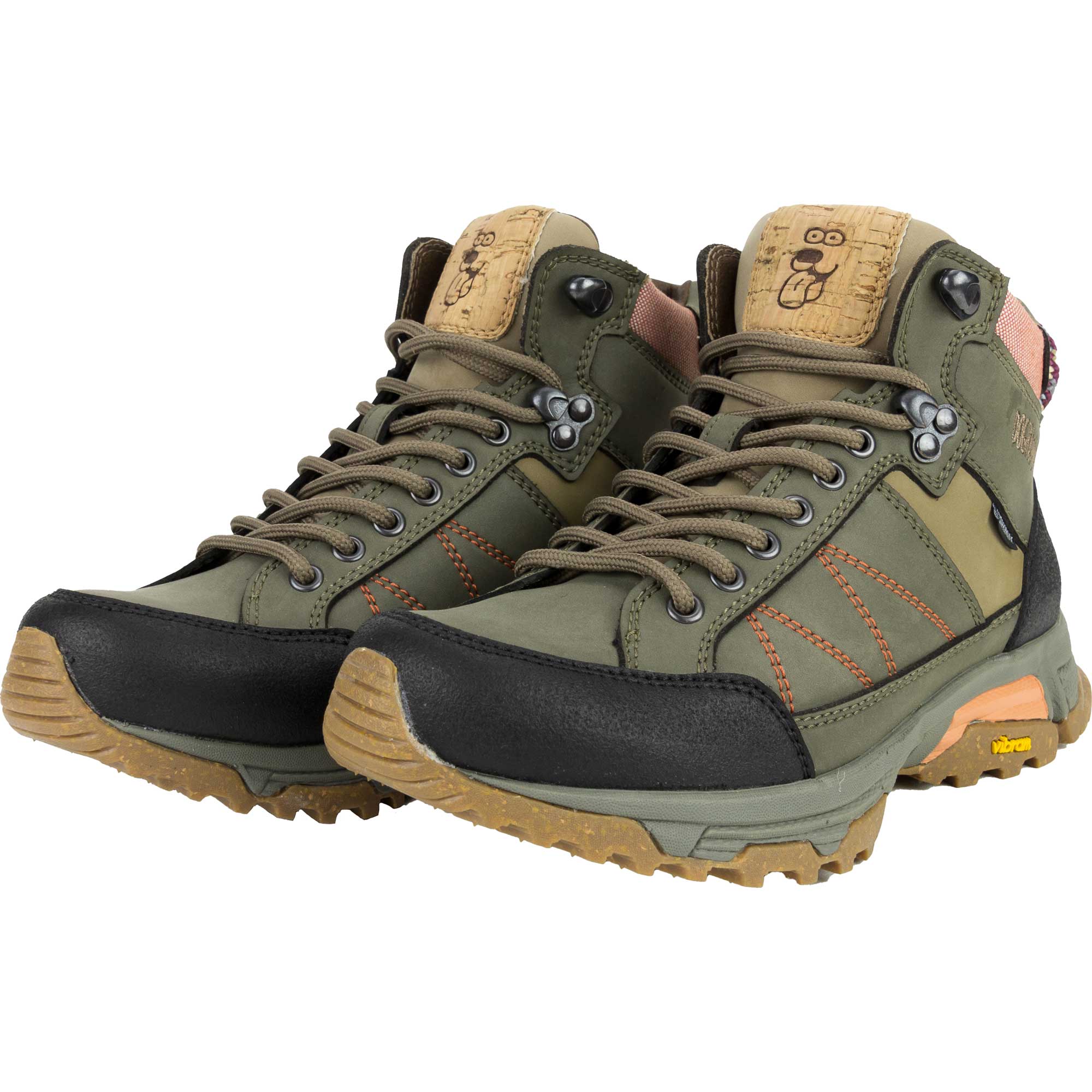 Doghammer Guide Pro Vegan WP Wanderschuhe Damen orange madl
