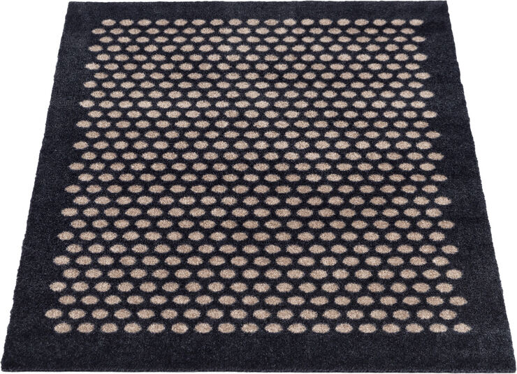 Tica Copenhagen Måtte 60x90 cm, dot sort/sand Sort/sand