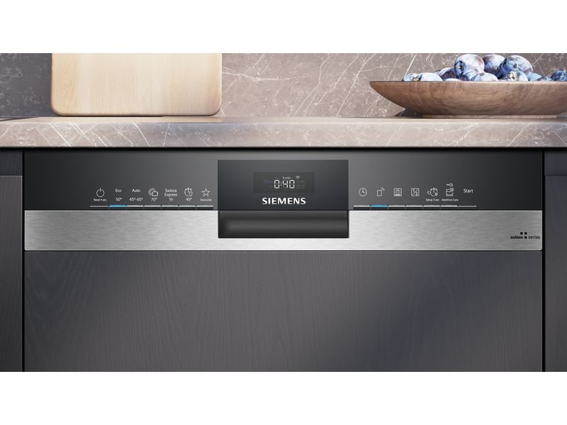Siemens Einbaugeschirrspüler SN53ES01AH Teilintegrierter Geschirrspüler