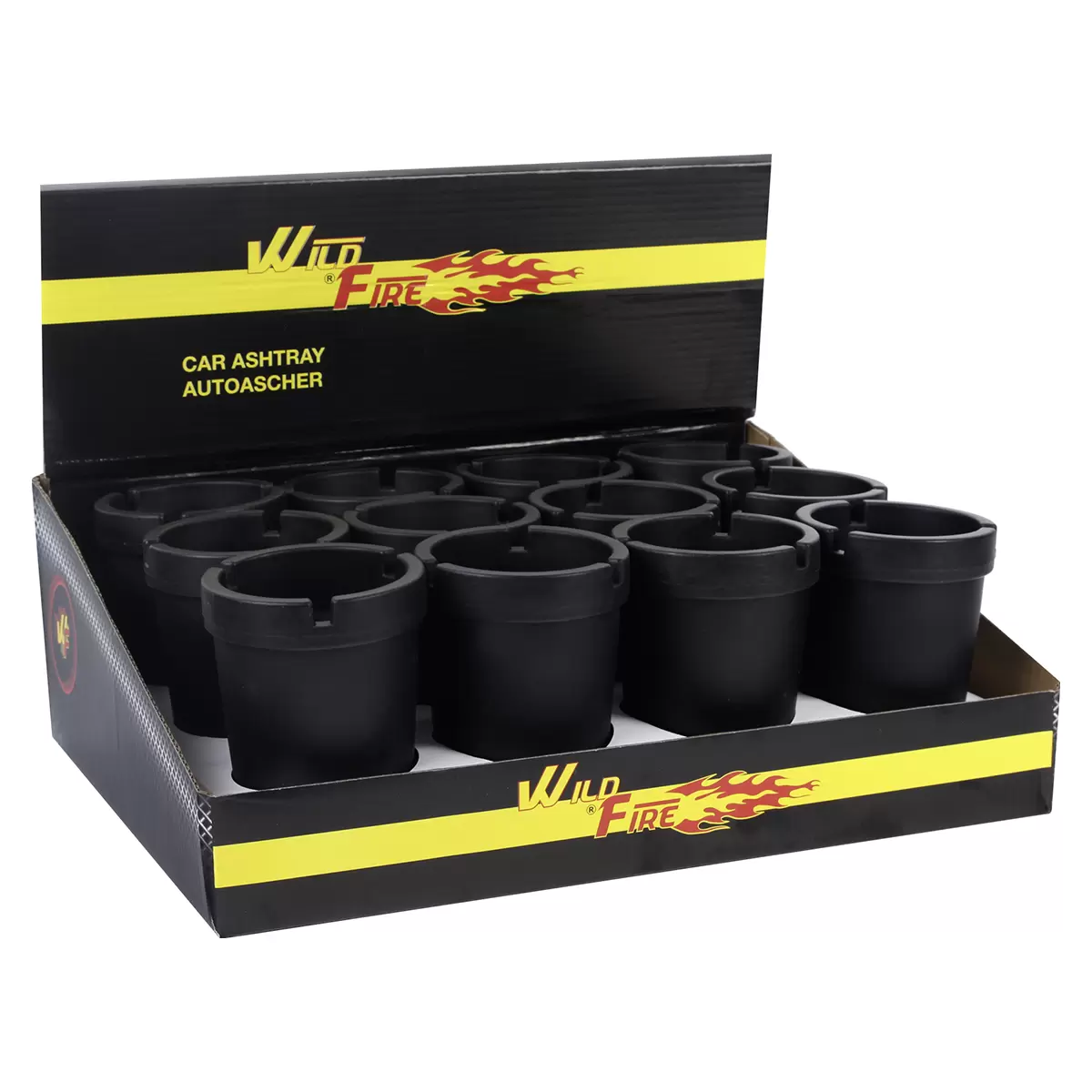 Autoaschenbecher Car Ashtray Schwarz