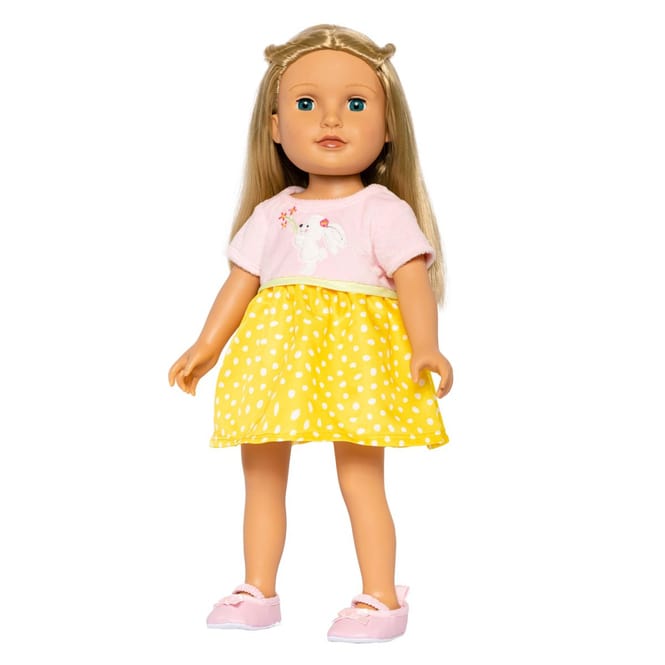 Puppenkleid - Bunny Lou - Gr. 35 - 45 cm
