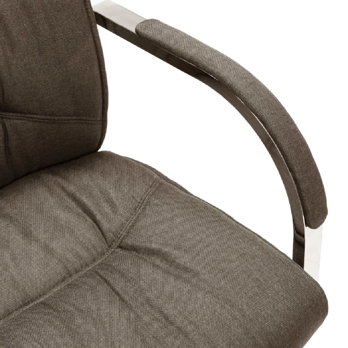 vidaXL Chaise de bureau - Taupe