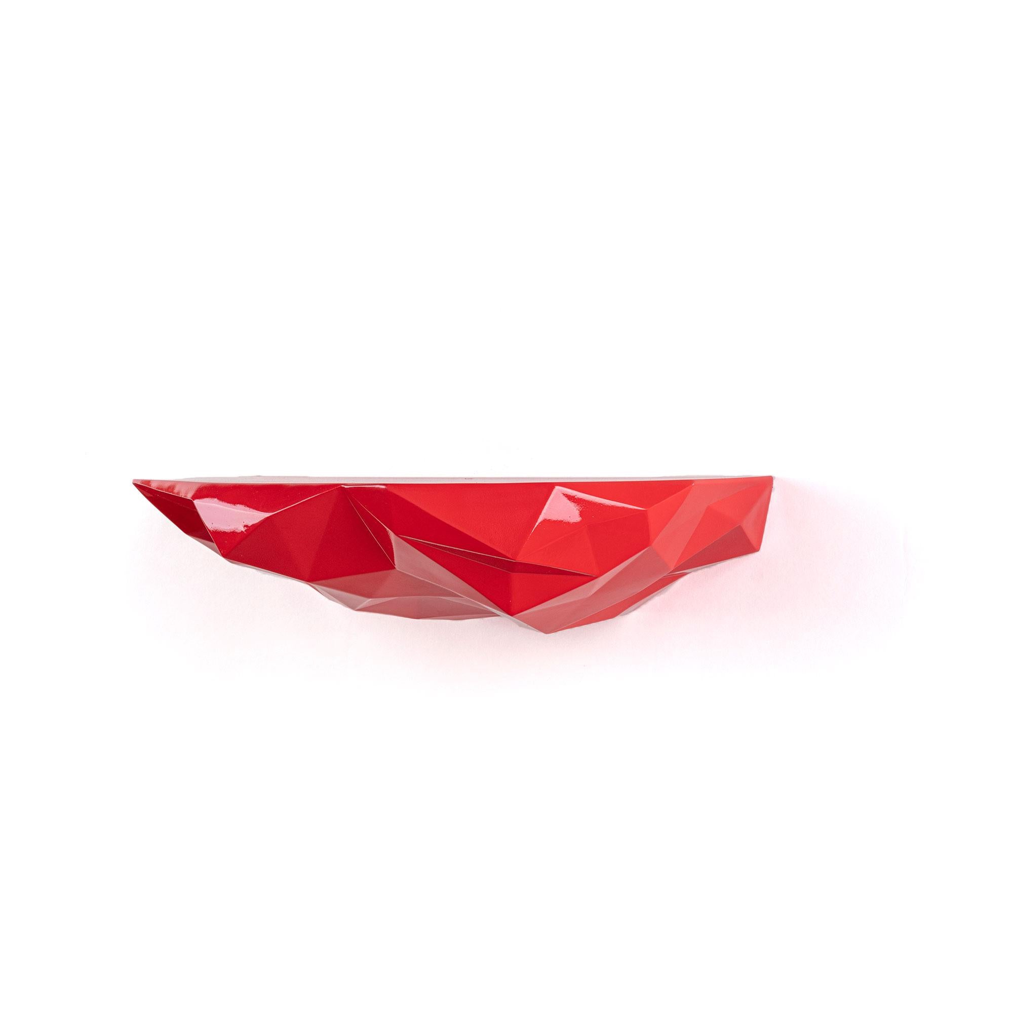 Space Rock wandplank large zwart