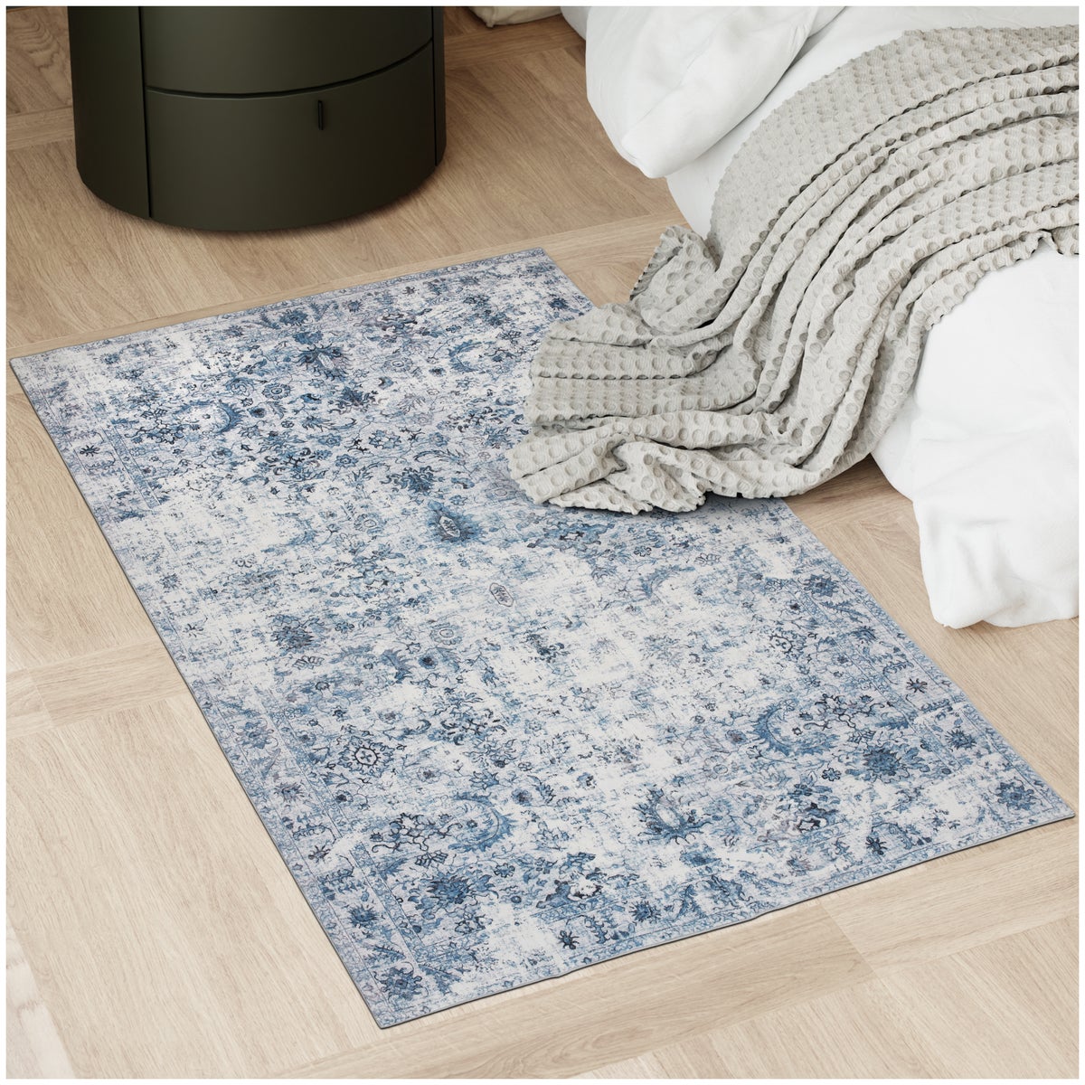 Vintage design vloerkleed tectake Amara, diverse maten, antislip achterkant