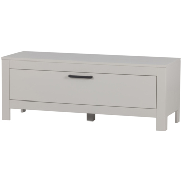 WOOOD TV-meubel Bonk mist grijs grenenhout 120x40 cm