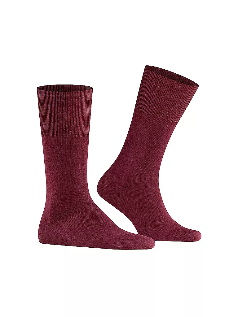 FALKE Socken Airport barolo dunkelrot