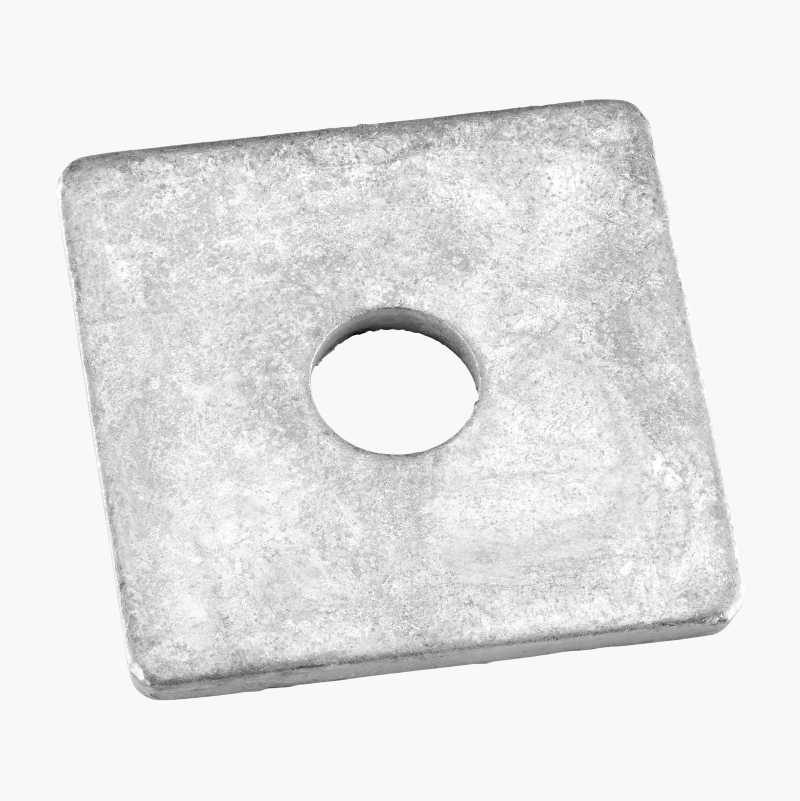 Firkantskive M13, 50 x 50 mm, varmforsinket , 10 stk.