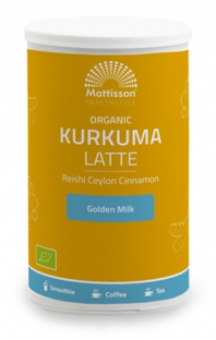 Mattisson HealthStyle Latte Kurkuma Reishi Ceylon Golden Milk 160GR