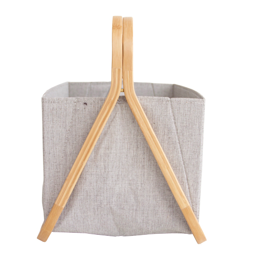 Mand bamboe recycled textiel