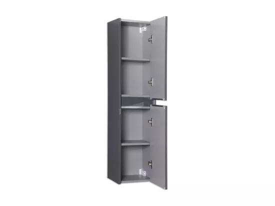 Colonne salle de bain 120 cm gris laque Aquadoli