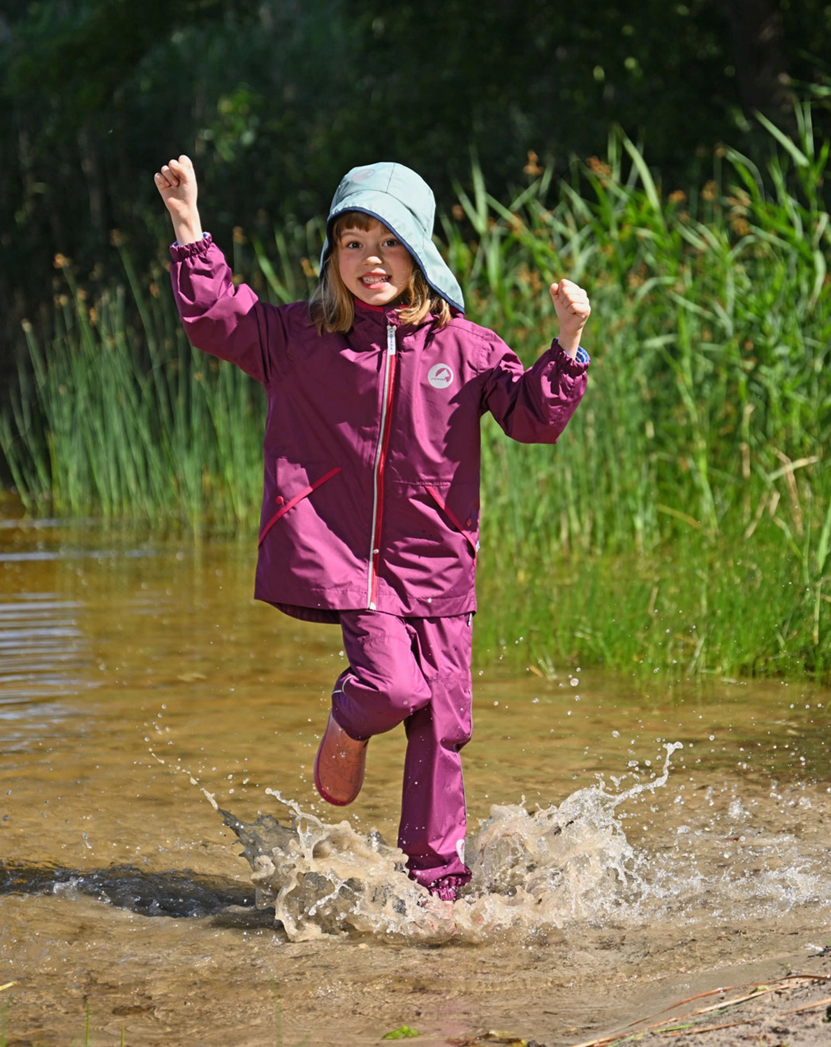 Regenhose PIKSA PLUS in purple