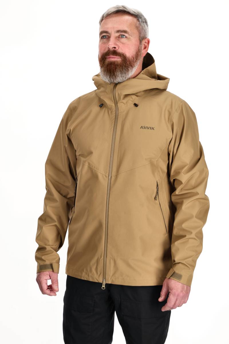 Asivik Adventure Shell skaljakke, herre (Dark Sand)