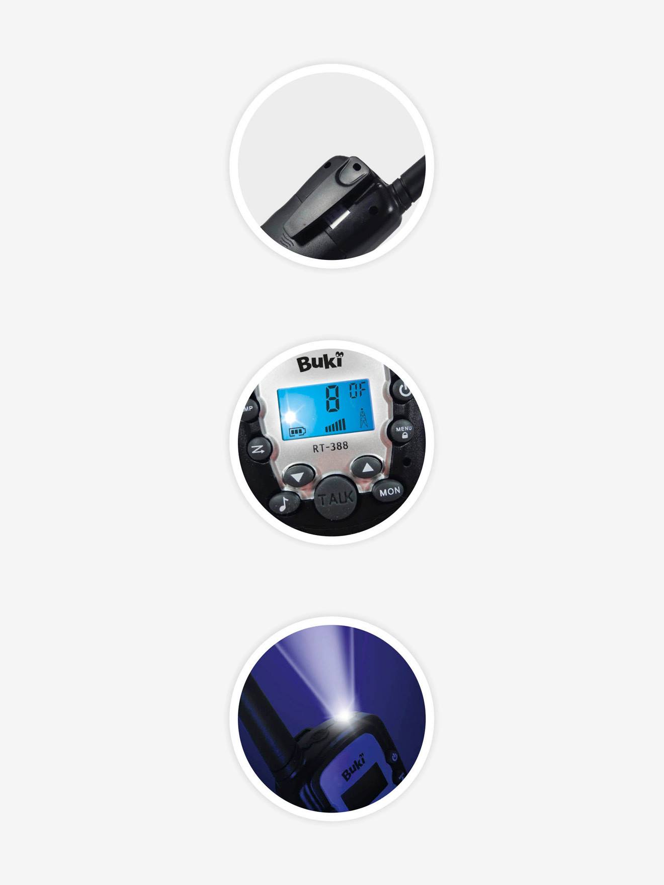 Walkie-talkie preto BUKI