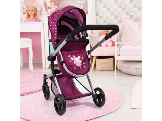 Bayer 18467AA, Dukkebarnevogn, Bordeaux, Baby doll, Barn, Pige, 52 cm