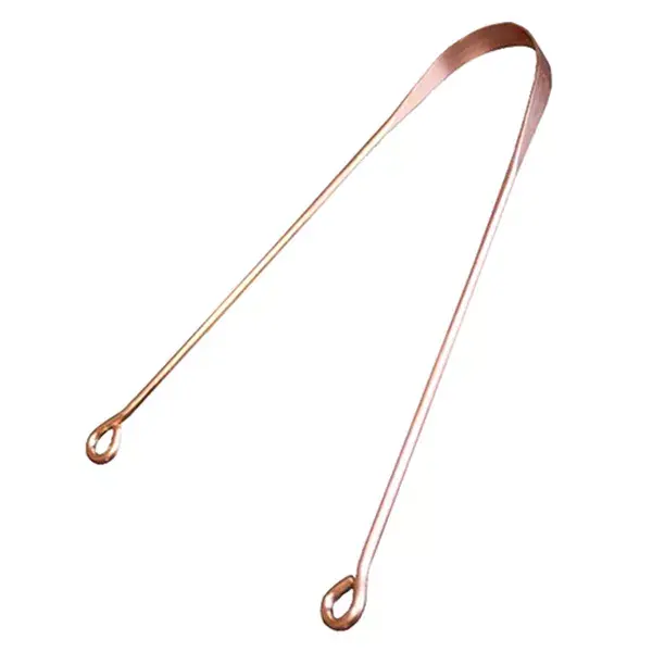 Raspador de língua de cobre ayurvédico da Cap Cosmetics