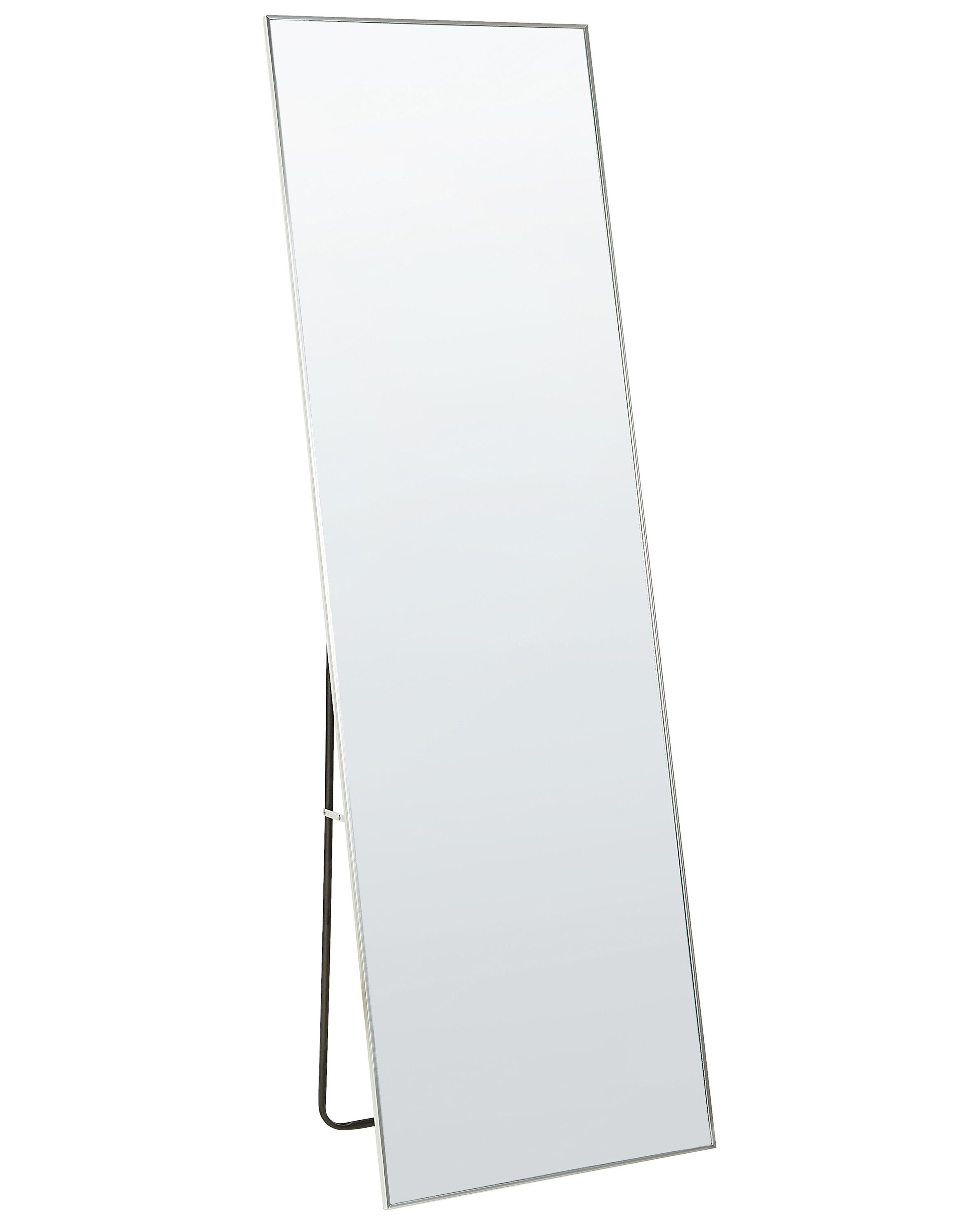 Staande spiegel BEAUVAIS 156 cm Metaal Zilver