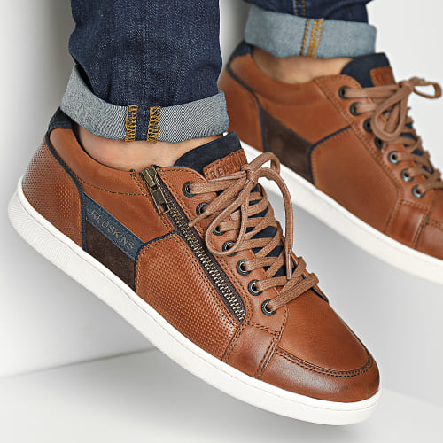 Baskets Distrait NO841LN Cognac Marron