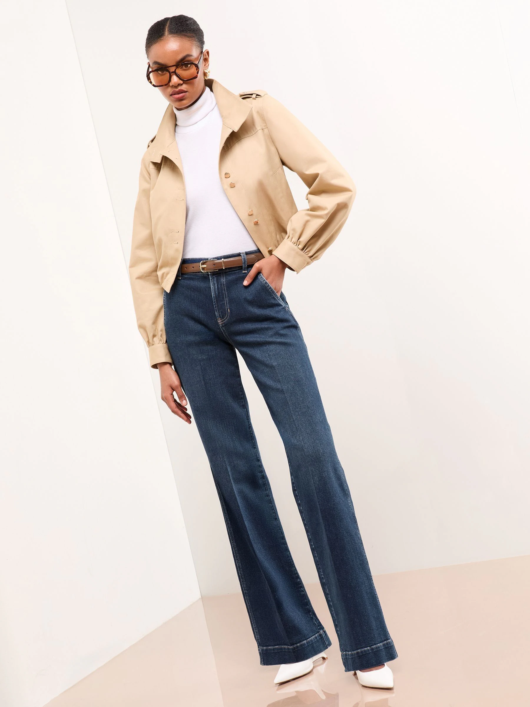 Lipsy Tailored Wide Leg Jeans
