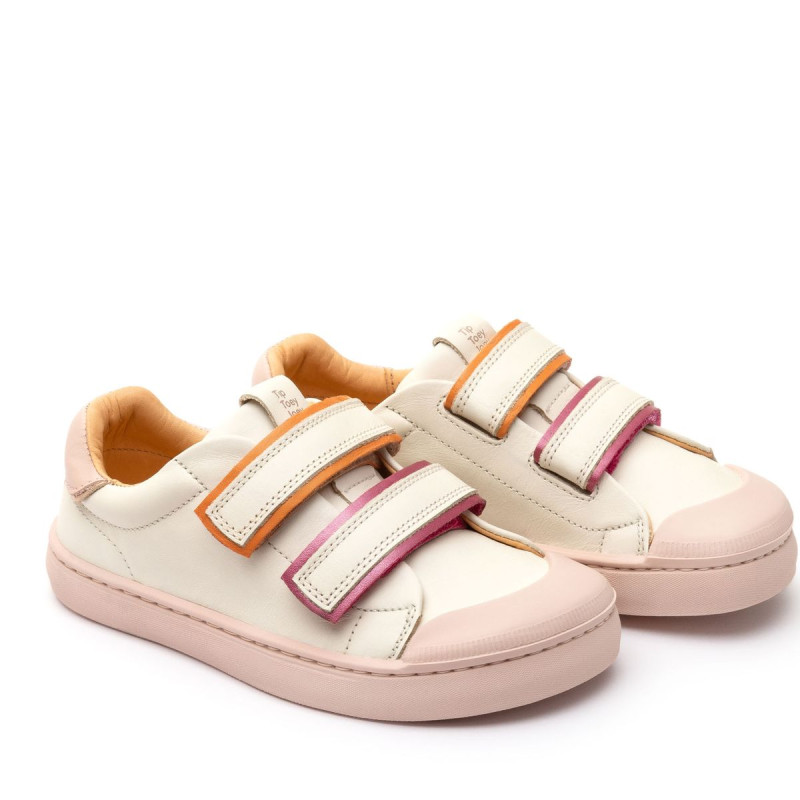 Tip Toey Joey Tip Toey Joey Kidos Ramp Colors Tapioca Fuchsia Shine Tangerine