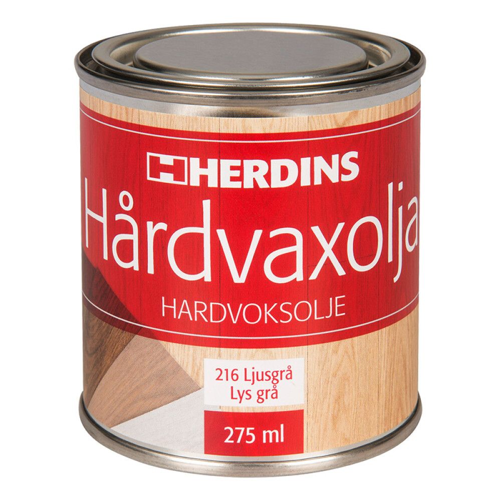 HARDVOKSOLJE HERDINS LYSGRÅ 275ML
