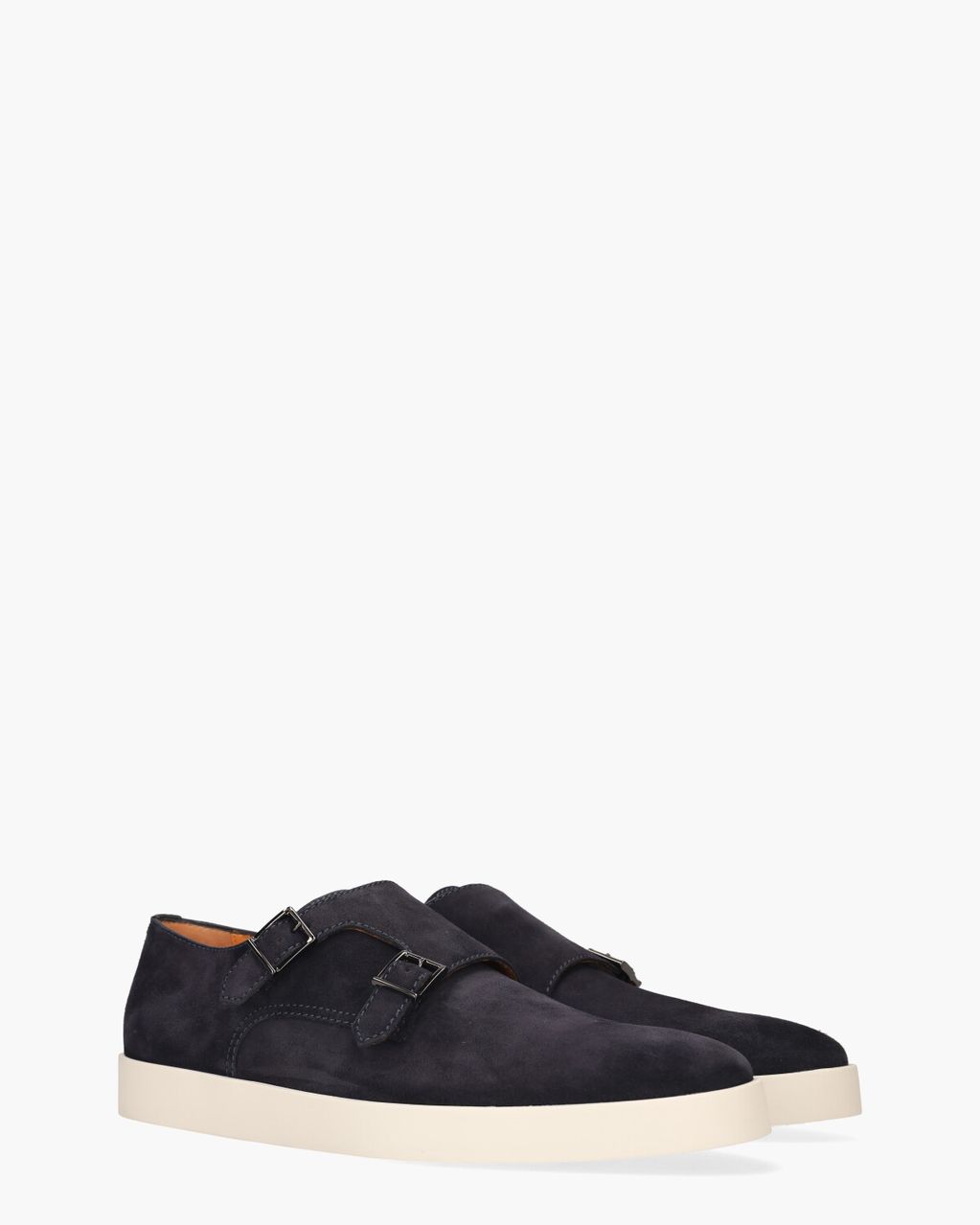 Santoni 17832 Donkerblauw Heren Gespschoenen