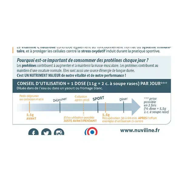 Nuviline Collagène Marin Sport Neutre 340g