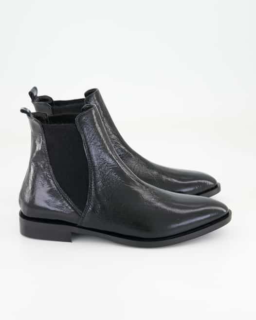 George Watts Elettra Chelsea Boots in Schwarz