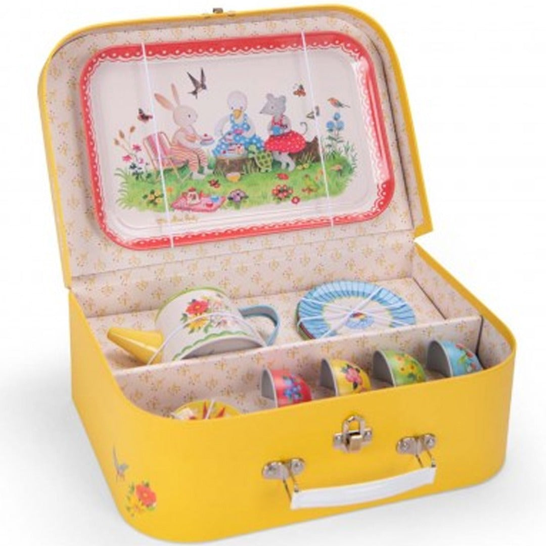 Moulin roty theeservies met koffer