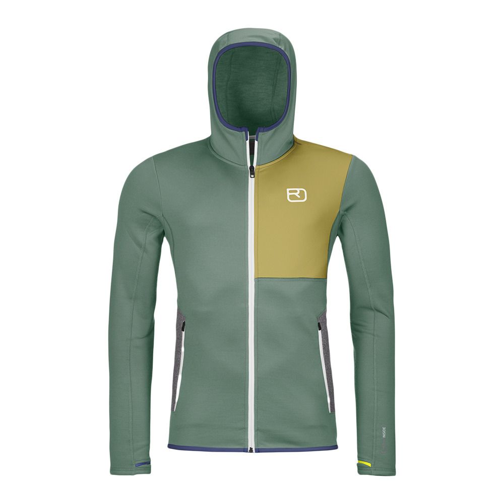 Ortovox FLEECE HOODY - Polaire Homme arctic grey