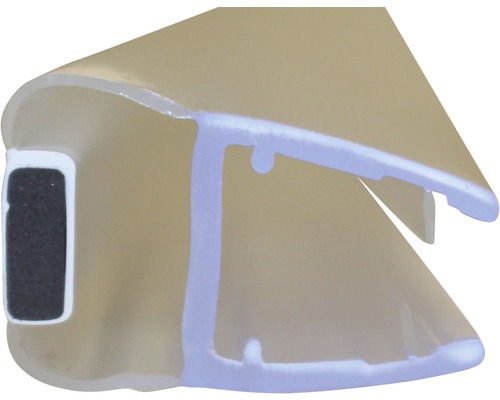 Magnetisch profiel geschikt voor 6-8 mm glas - 180° lengte 2010 mm
