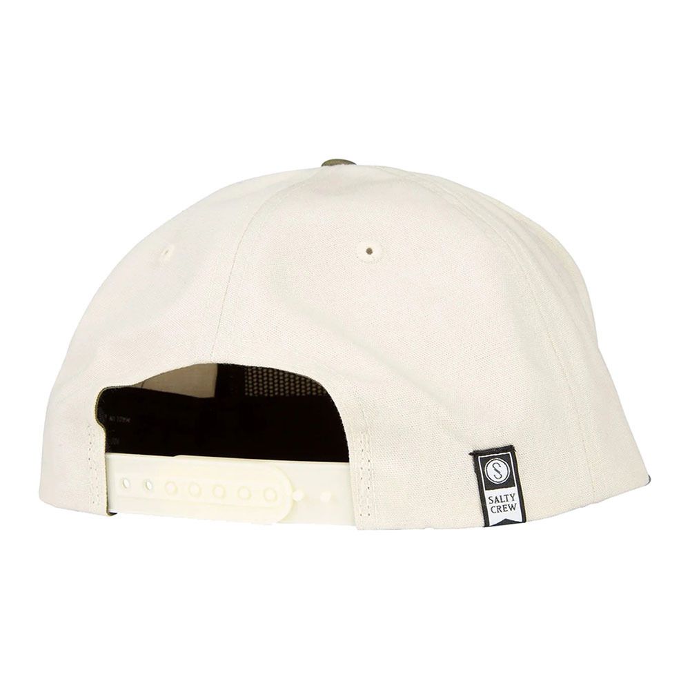 Salty Crew TUNA TIME 5 PANNEL - Casquette Homme cream/military
