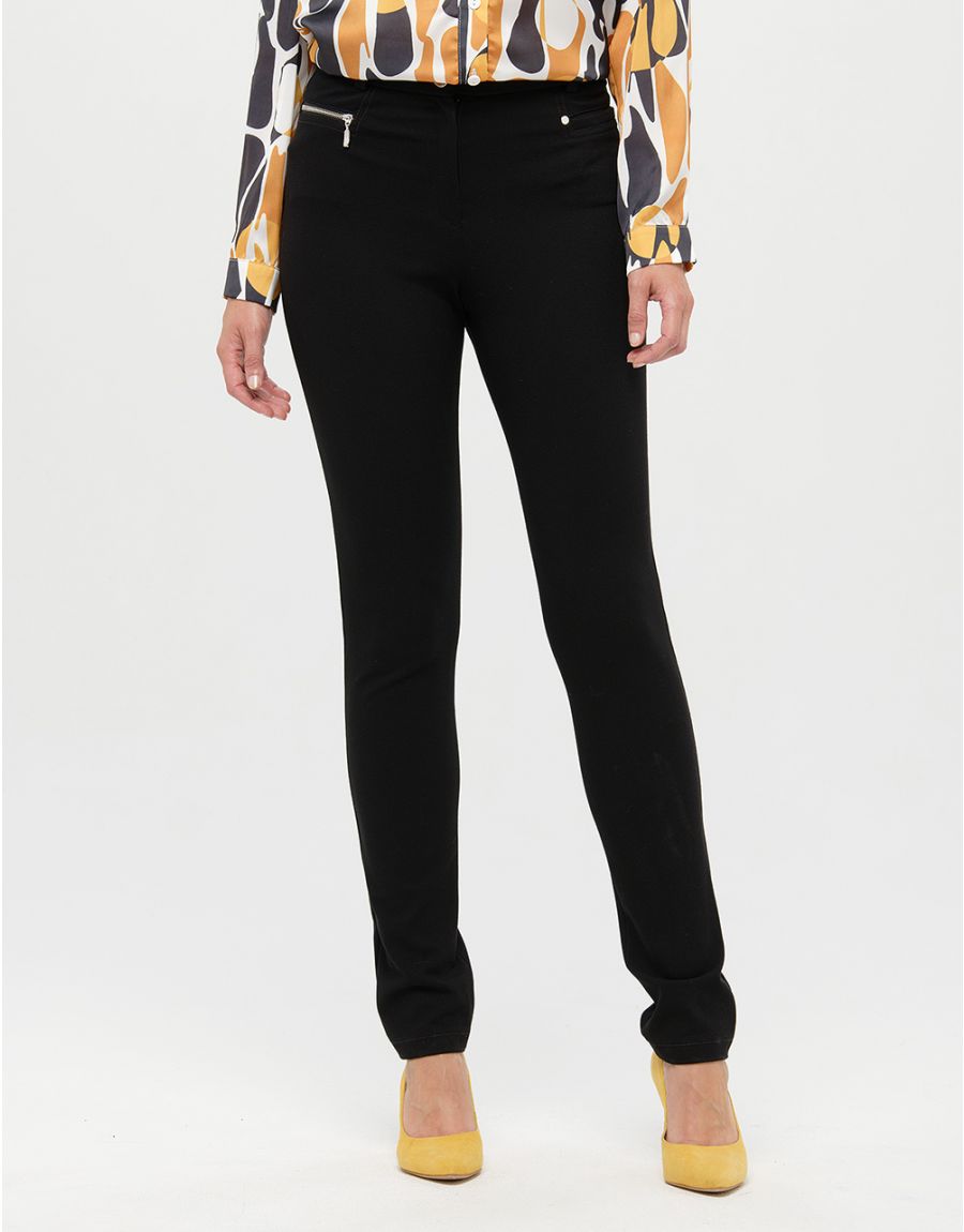 Pantalon chic slim noir