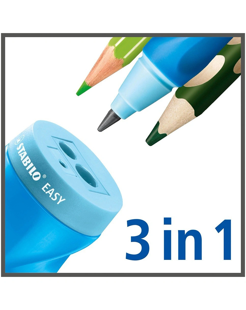 Anspitzer STABILO® EASYsharpener für Rechtshänder (Farbe: blau)