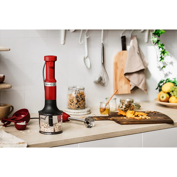 Mixeur plongeant 5 vitesses 180 W rouge empire Kitchenaid 5KHBV83EER K