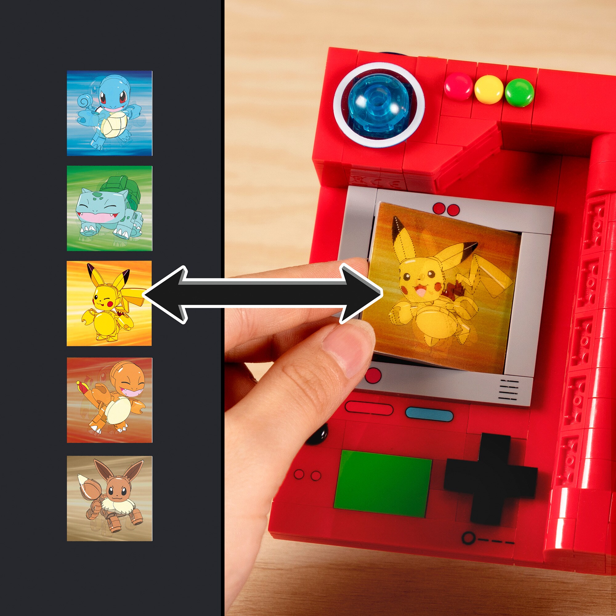 Mattel Konstruktionsspielzeug MEGA Pokémon Kanto-Region Pokédex