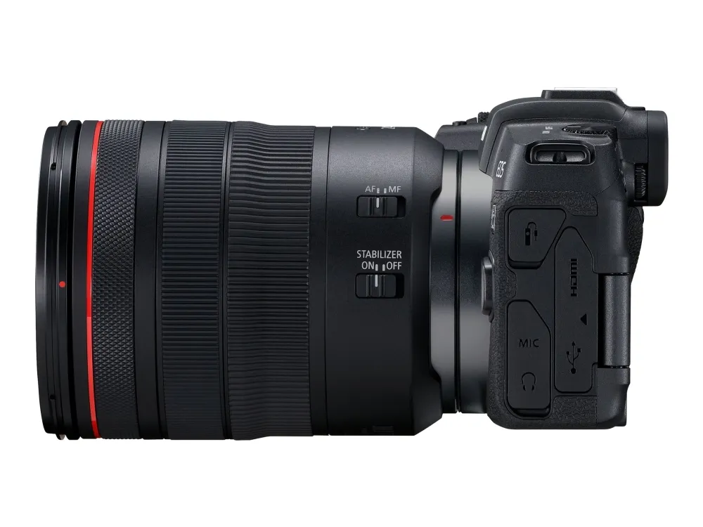 Canon EOS RP - Digitalkamera - spejlløst - 26.2 MP - Full Frame - 4K / 25 fps - 4.3x optisk zoom RF 24-105 mm F4-7.1 IS STM objektiv - Wi-Fi, Bluetooth