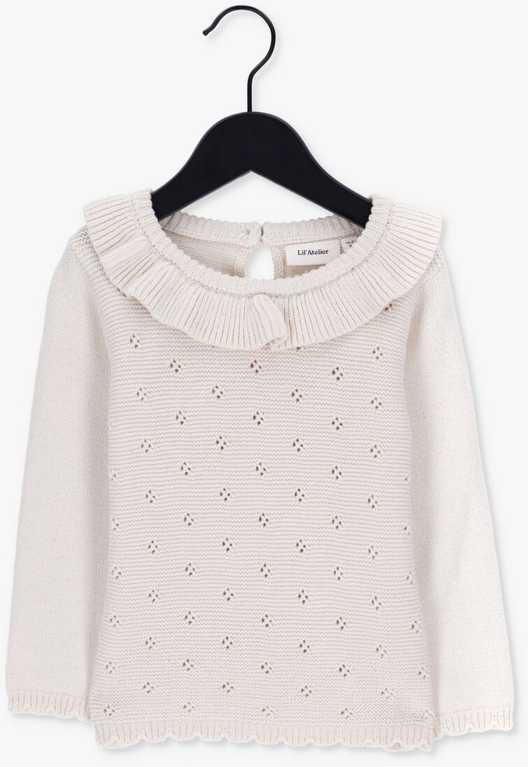 LIL\\' ATELIER gebroken wit lil' atelier trui nmflaguna ls knit
