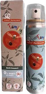 Squitos SQ Insect Repellent 0% DEET Spray Flacon 75ml