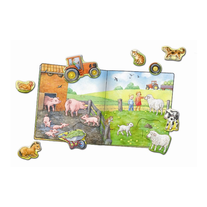 Mein großes Puzzle-Spielbuch - Bauernhof - 10 Teile