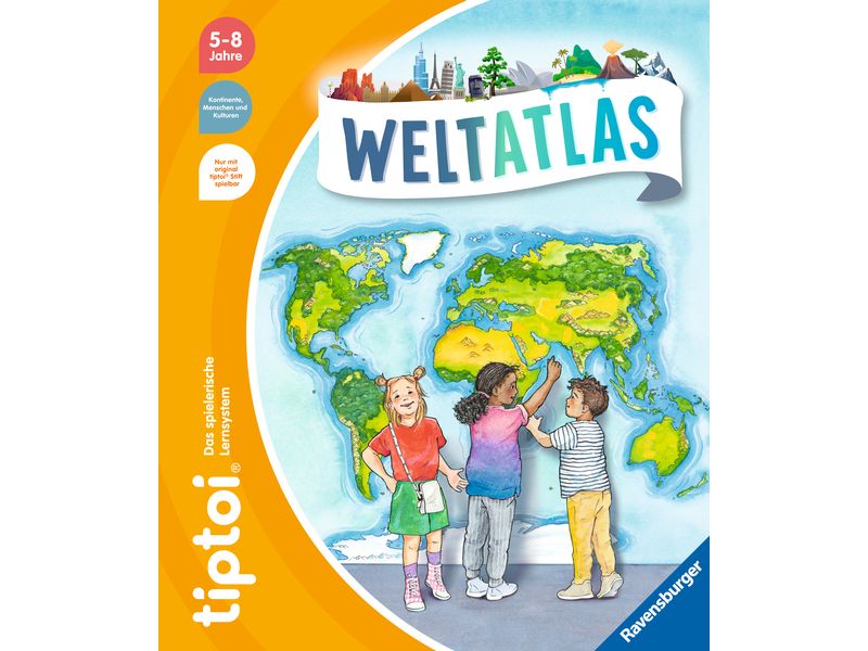 tiptoi Lernbuch Weltatlas -DE- Interaktiver Weltatlas für Kinder