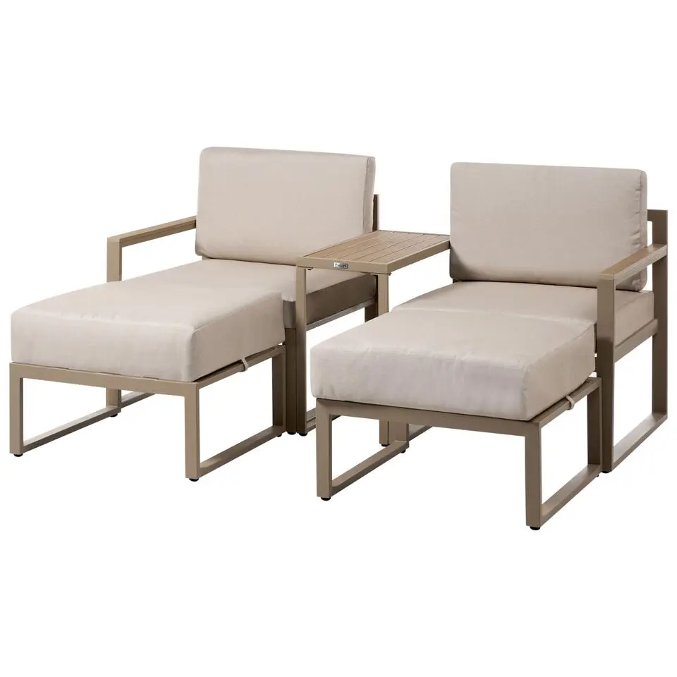 NOCI - Loungeset 2-zits - Beige - Staal