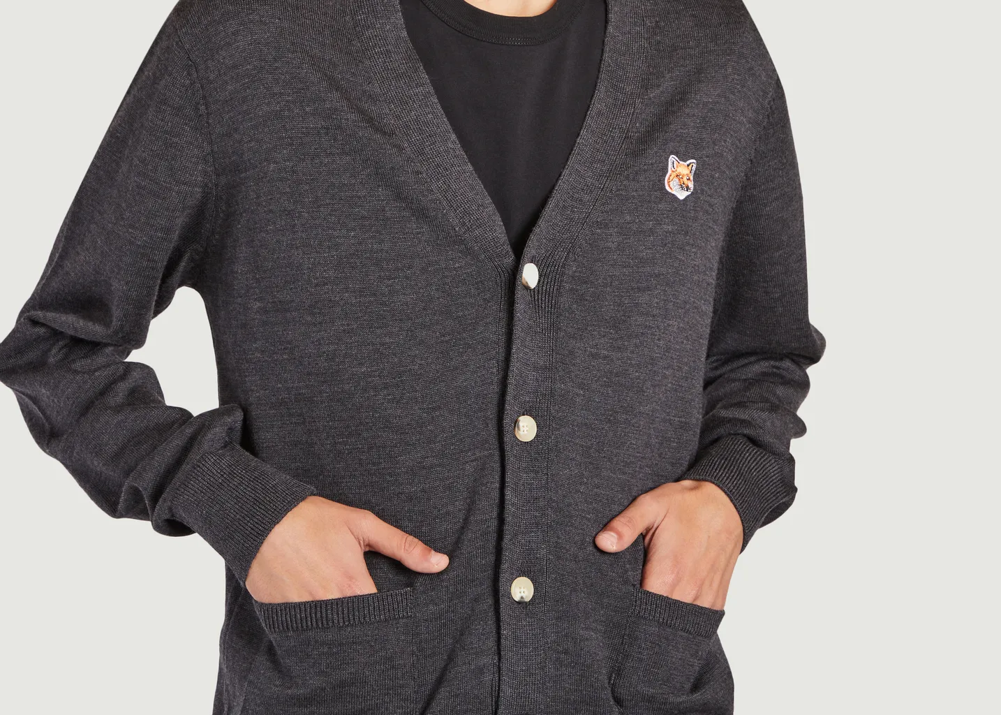 Cardigan Fox Head Maison Kitsuné