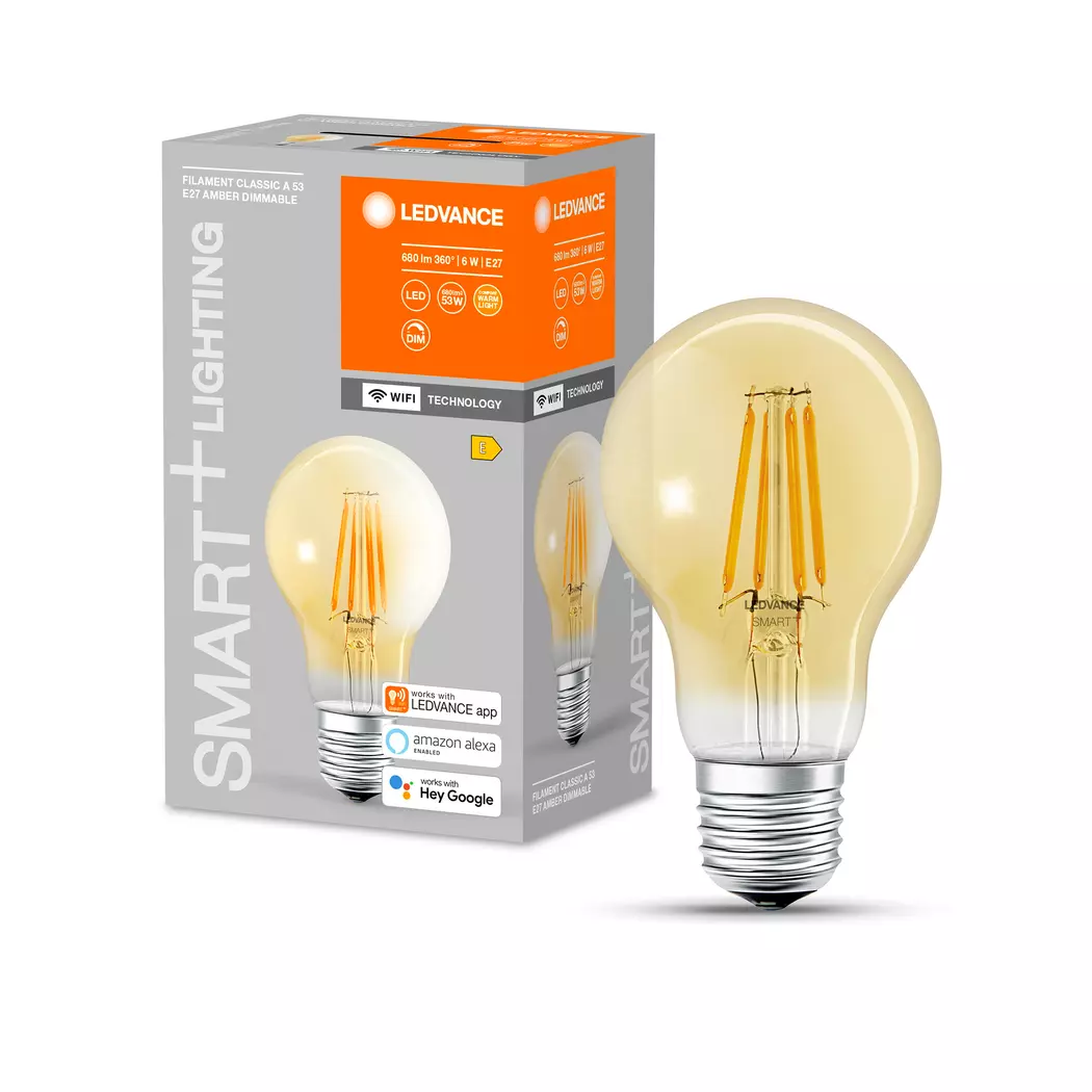 LED-Birnenform E27/6 Watt/Energie E