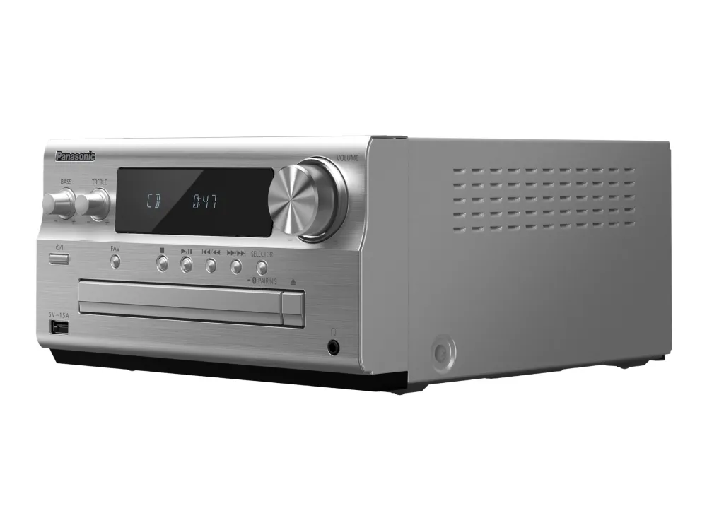 Panasonic SC-PMX802 - Audiosystem - 120 Watt (Total) - sølv