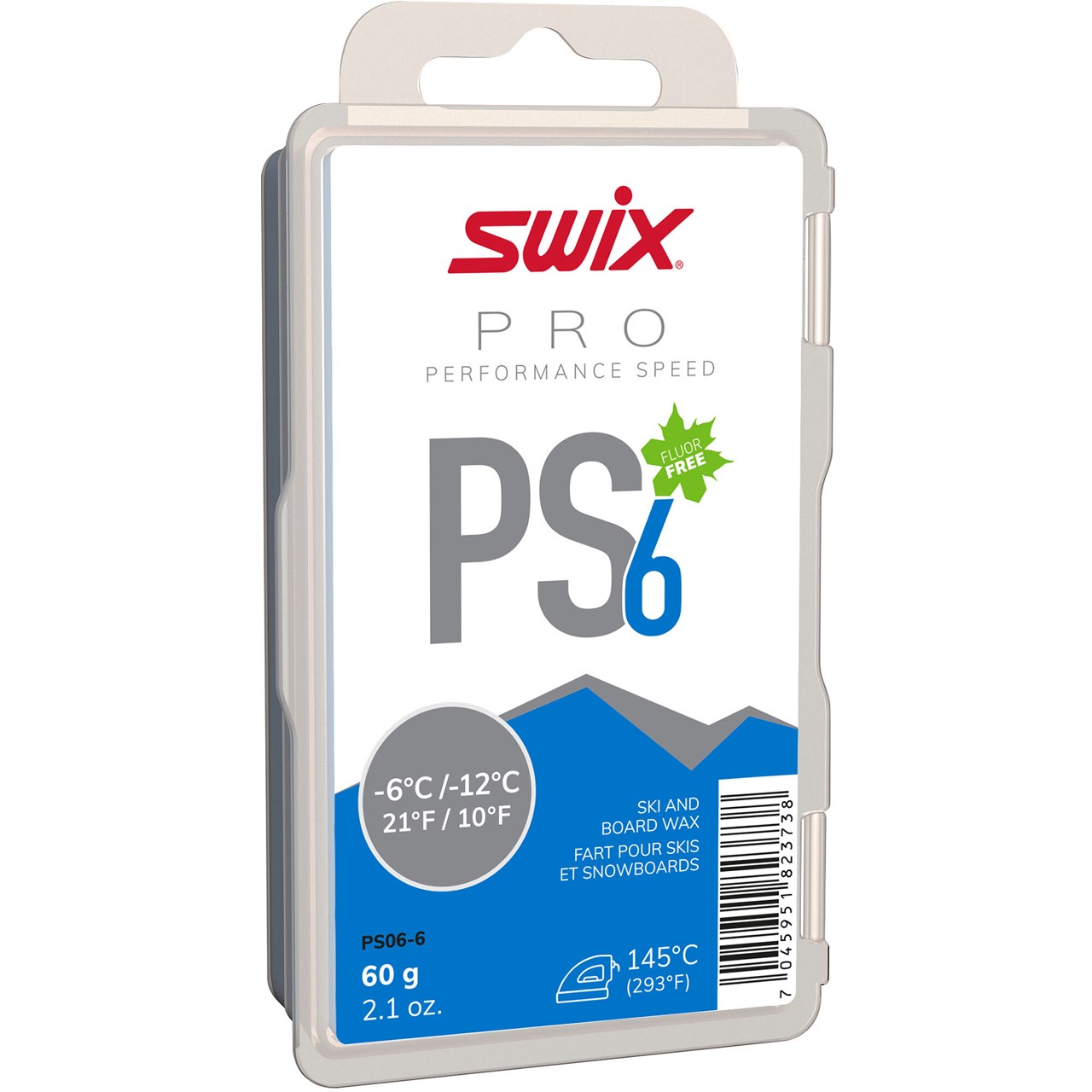 Swix Performance Speed 6 60g Bruksområdet strekker seg fra underlagsvoks for pulver til racingvoks og base-prep