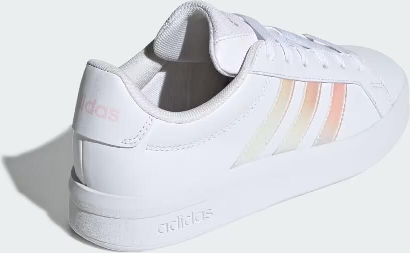 Adidas Grand Court 3.0 Kindersneakers Wit 2 3 Mesh Synthetisch