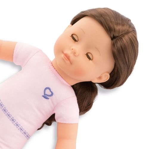 Corolle stapop kastanjebruine krullen - 36 cm